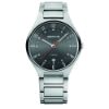 Billede af Bering Classic herreur lænke titanium, dato, safirglas
