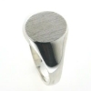 Billede af Herrering massiv m. oval plade 14*12 mm 925 s. forgyldt (forgyldning vil blive slidt af ved brug !)