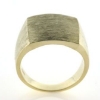 Billede af Herrering massiv lukket bund, plade 17,5*15,5 mm.