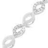 Billede af By Pind armbånd sølv rhodineret med zirkoniasten (19 cm)