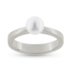 Billede af Ring perle 6 m/m. Fwp. 14 kt. hvg.