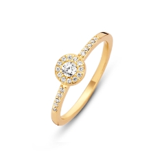 Billede af Spirit Icons "Luxury" ring forgyldt sølv cz str. 60