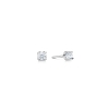 Billede af Mads Z "Crown" øreringe 14 kt. hvidguld m. 0,40ct. W.SI
