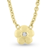 Billede af Collie hyldeblomst 8,4 mm. brill. 0,03 w/vs. 42 cm. 14 kt.