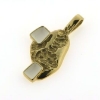 Billede af Tand vedh. m. 2 tænder 8 kt. fac. 3,8 gr. (prisen er excl. guld)