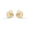 Billede af Mads Z "Shelby" øreringe 14 kt. guld m. 0,14 ct. w/si brillanter