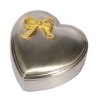 Billede af Smykkeskrin m/guldsløjfe fortinnet 8 x 8 cm