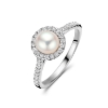 Billede af Spirit Icons Malibu Pearl ring sølv m. fvp + cz (str. 48-64)