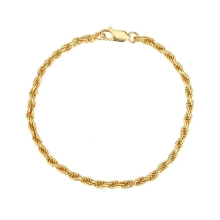 Billede af WiOGA Secilie armbånd forgyldt sølv (18,5 cm)