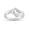 Billede af Ring sv. perle 4½-5 m/m. 14 kt. hvg.