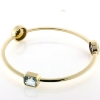 Billede af Armring med 3 stene 14 kt.