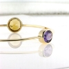 Billede af Armring med 3 stene 14 kt.