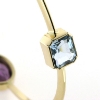 Billede af Armring med 3 stene 14 kt.
