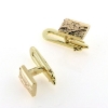 Billede af Kjoleknapper plade 6*8 mm. 8 kt.