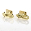 Billede af Kjoleknapper plade 6*8 mm. 8 kt.