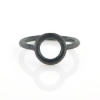 Billede af Ring Circles 11 mm. 925s oxyd (overflade sand)