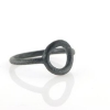Billede af Ring Circles 11 mm. 925s oxyd (overflade sand)