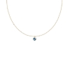 Billede af Julie Sandlau vedhæng Prime Sapphire Blue sølv forgyldt