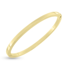 Billede af Armring massiv med chener & lås, 14 kt. facon 32,8 gr.
