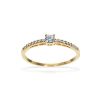 Billede af Ring cubic zir. 8 kt.