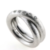 Billede af Ring 3 brill. a 0,05 ct. w/vs. 14 kt. hvg. (str. 53)