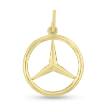 Billede af Vedhæng Mercedes stjerne 14 kt.