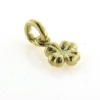 Billede af Vedhæng massiv firkløver med flexøsken, 13,0 mm., tyk. 4,5 mm. 14 kt. facon 6,7 gr.