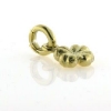 Billede af Vedhæng massiv firkløver med flexøsken, 13,0 mm., tyk. 4,5 mm. 14 kt. facon 6,7 gr.