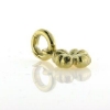 Billede af Vedhæng massiv firkløver med flexøsken, 13,0 mm., tyk. 4,5 mm. 14 kt. facon 6,7 gr.