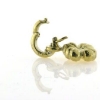 Billede af Vedhæng massiv firkløver med flexøsken, 13,0 mm., tyk. 4,5 mm. 14 kt. facon 6,7 gr.
