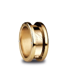 Billede af Bering ring Arctic Symphony forgyldt stål i str. 60 (9)