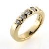 Billede af Ring med 5 brill. a 0,15 w/vs. 14 kt.