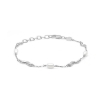 Billede af Studio Z "Tangled" armbånd sølv m. fvp (16-18 cm)