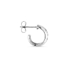 Billede af Jane Kønig Bruised Heart Hoop ørering sølv (1 stk)