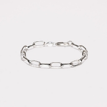 Billede af IX Studios Prestige armbånd sølv (17 cm)