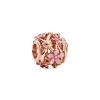 Billede af Pandora rose Åben Pink Marguerit charm pink emalje metalblanding