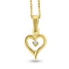 Billede af Vedhæng "Tiny Shiny Heart" hjerte m. 0,03 w/pi brillant
