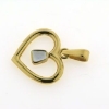 Billede af Tand vedh. hjerte 14 kt. facon 3,0 gr