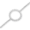 Billede af Armbånd Circles i 14 kt. hvidguld