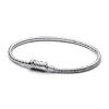 Billede af Pandora Moments Sliding Slangekædearmbånd sølv m. magnetlås (16-23 cm)