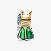 Billede af Pandora MARVEL Loki charm sølv m. emalje og cz