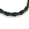 Billede af *Men By Pind sort armbånd flettet læder