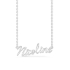 Billede af Studio Z "Name Tag - NICOLINE" halskæde sølv (40-45 cm)