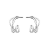 Billede af Susanne Friis Bjørner ørestikker sølv twisted wire (10 mm)