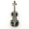 Billede af Vedhæng Violin, lg. 33 mm. skjult øsken 925s. sølv 