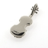 Billede af Vedhæng Violin, lg. 33 mm. skjult øsken 925s. sølv 