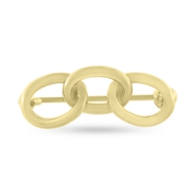Billede af Loge broche,lg. 25,5 mm. 14 kt. guld