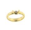 Billede af Ring m. pynt, brill. 0,02 w/vs 14 kt.