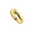 Billede af Ring m. pynt, brill. 0,02 w/vs 14 kt.