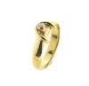 Billede af Ring m. pynt, brill. 0,02 w/vs 14 kt.